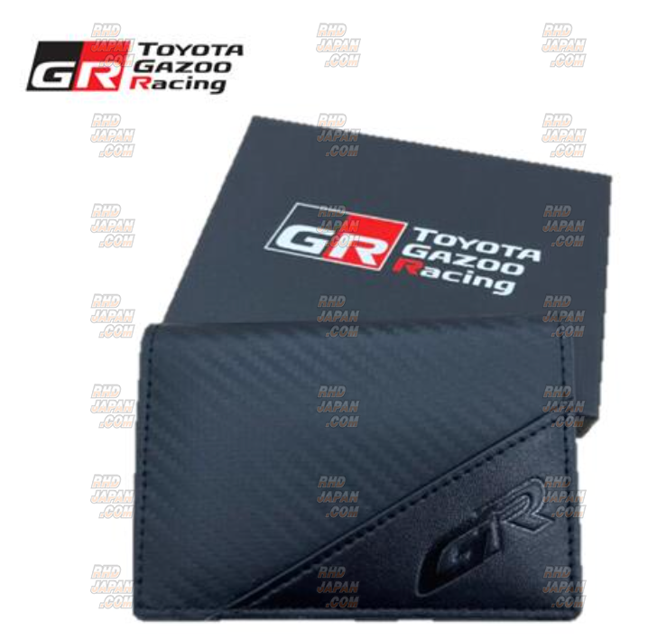 Toyota Gazoo Racing TGR Collection Business Card Holder Carbon Tone